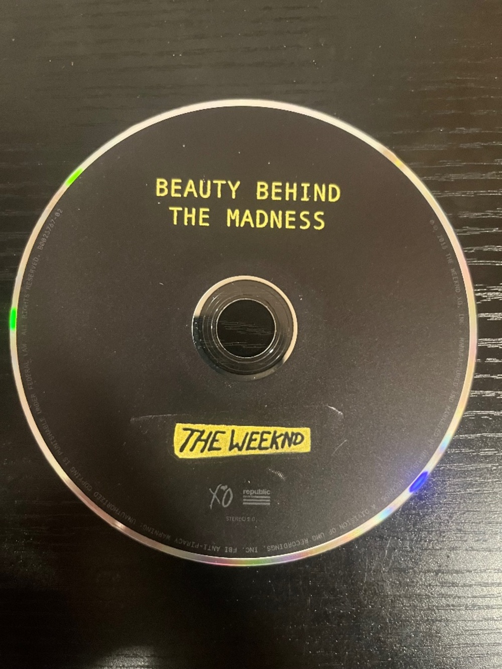 Beauty Behind the Madness by Weeknd (CD, 2015) Disc Only
